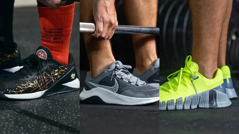 types of training sneakers for men
